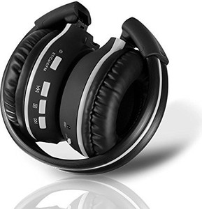 Pyle Phpmp39 - Over Ear Wireless Bluetooth Sd Headphones - Features Hands Free Calling With Built In Mic, Sd Reader Wired bluetooth Headphones