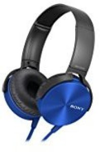 Sony Mdr-Xb450Ap Extra Bass Headphone - Blue (International Version U.S. Warranty May Not Apply) Headphones