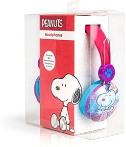Sakar Over The Ear Kids Safe Headphones (Peanuts) Headphones