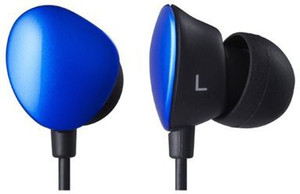 Maxell High-Quality Sound Canal Type Earphone Labis Lazuli Hp-Cn14-Bl Wired Headphones
