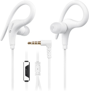 Blue Arrows white sports 3.5 Headphones