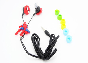 Kuhu Creations Spider-Man In-Ear Earphone With 3 Addtional Earplug Cover, Great for Kids, Boys, Girls, Adults, Gifts Wired Headphones