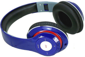 MSE Blue Bluetooth High Bass Stereo Dynamic Headphone_CQ3 Wired & Wireless bluetooth Headphones