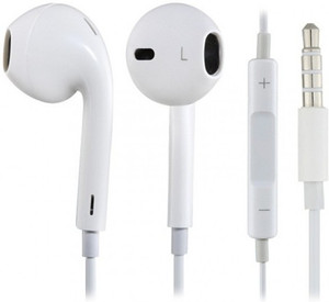 Big Square Earpods For IPhone4s Wired Headphones