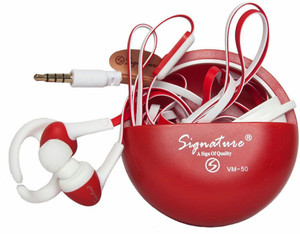 Signature VM-50 Sporty Stereo Dynamic Wired Headphones