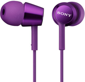 Sony MDR-EX150_Violet Wired Headphones