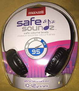 Maxell Safe Soundz Headphones - Black/ Headphone