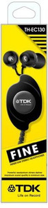 Tdk Lor Retractable Iyakanaru Clef-Fine Th-Ec130Bk (Japan Import) Headphones