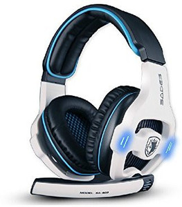 Sades Sa903 7.1 Surround Sound Pro Usb Pc Stereo Gaming Headset With Microphone Wi Noise Canceling Headband Headphone Volume Control Blue Led Bluetooth without Mic Price in India Buy Sades Sa903 7.1 S...