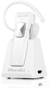 Bluedio Bluedio 99A Bluetooth Stereo Headset for Mobile Phones - Retail Packaging - White Wireless Bluetooth Headset With Mic