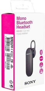 Sony MBH-20 Wireless Bluetooth Headset With Mic
