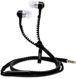 Pebble ZipBeat Tangle Free Zipper Headphones