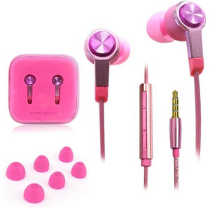 Pink earphone deals