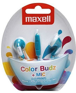 Maxell ColourBuds Wired Headset With Mic