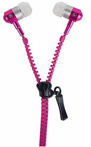 Shrih Zipper Style Earphones Wired Headset With Mic