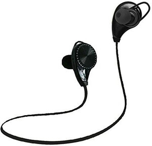 Ecandy Bluetooth Headset Headphones Earphone,Ecandy Wireless Hands-free Headset with Microphone for Apple iPhone iPad iPod Samsung Android Smart Phones And Other Bluetooth Device-Black Headset with Mic