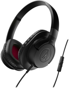 Audio Technica ATH-AX1iS BK Headset with Mic