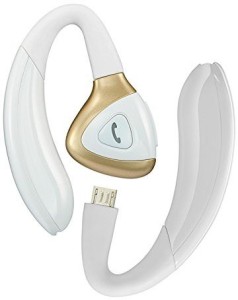 POLEND POLEND Replacement Battery Bluetooth V4.0 Wireless HD Stereo Headset /Earbuds |Connects 2 Phones|Hands Free, Universal for cell phone, tablet, MP3, and almost all of Bluetooth Device (Gold) Headset with Mic