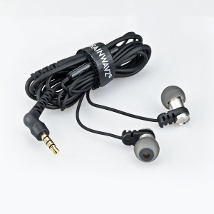 Brainwavz Omega In Ear Earbuds Noise Isolating with Remote & Mic Wired Headset With Mic