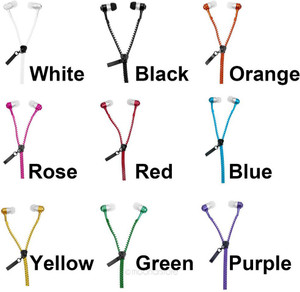 Wellcare Zipper Handfree For Sony Xperia Z Wired Headset With Mic