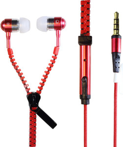 Wellcare Zipper Handfree For HTC Desire 620G Dual Sim Wired Headset With Mic