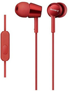 Sony MDR-EX150AP_Red Wired Headset With Mic