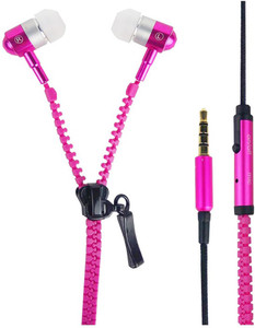 Casreen 1102571 Supreme Sound Zipper Style Hands-free Wired Headphones