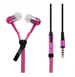 Wellcare Zipper Handfree For Sony Xperia J Wired Headset With Mic