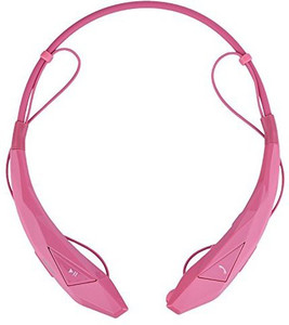 JIAKE JIAKE® New Version Wireless Bluetooth CSR 4.0 Music Stereo Universal Headset Headphone Vibration Neckband Style for iPhone iPad Mobile Device (Pink) Wireless Bluetooth Headset With Mic