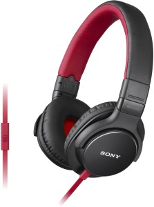 Sony MDR-ZX750AP/R with In-Line Mic and Remote High Performance Headset with Mic