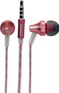 Barwa BWH22 (Pink) - 8906084840575 Wired Headset With Mic