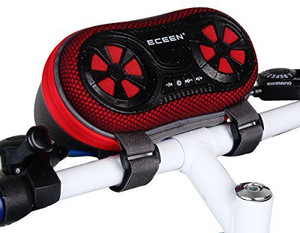 ECEEN ECEEN® Wireless Bluetooth Speaker - Bicycle Speaker Case with Hands-Free Speakerphone Calls and Rechargeable 4,000mAh Power Bank Charge For iPods, Cell Phones, Android Devices and MP3 Players Headset with Mic