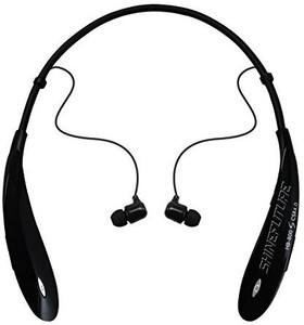 Shinefuture HBS-800S bluetooth 4.0 Ambient Noise Cancelling Wireless Stereo Sport Headset Headphones for iPhone, Nokia, HTC, Samsung, LG, Moto, PC, iPad (Black) Wireless Bluetooth Gaming Headset With Mic