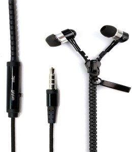 Wellcare Zipper Handfree For Gionee Elife E6 Wired Headset With Mic