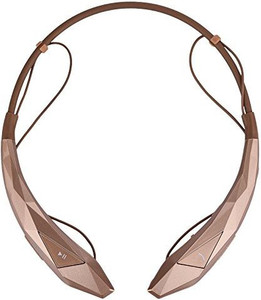 JIAKE JIAKE® New Version Wireless Bluetooth CSR 4.0 Music Stereo Universal Headset Headphone Vibration Neckband Style for iPhone iPad Mobile Device (Gold) Wireless Bluetooth Headset With Mic