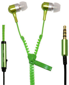 Wellcare Zipper Handfree For Blackberry Q5 Wired Headset With Mic