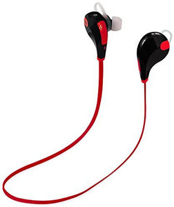 Reiko Reiko Bluetooth Headset for iPhone/iPad/iPod/Mp3 Player - Retail Packaging - Red & Black Wireless Bluetooth Gaming Headset With Mic