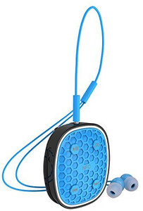 Ansmart Ansmart NFC Bluetooth 4.0 Hands Free Stereo Headset - NFC Bluetooth 4.0 Music Receiver Adapter - In Ear Earphones Bluetooth 4.0 NFC Wireless Headset - High Quality Music Streaming World First Release 2014 Retail Gift Packaging (Blue) Wireless Bluetooth Headset With Mic