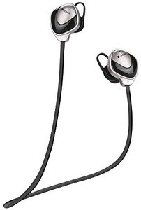 W-Sound Wsound Wireless Bluetooth Headset Sport Headphone In-Ear Earphone With Neckband Black Wireless Bluetooth Headset With Mic