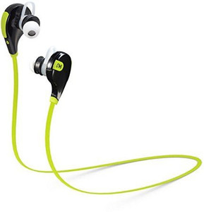 YYGIFT YYGIFT® Bluetooth 4.0 Wireless Stereo Noise Cancelling Headphones Jogger Running Sport Sweatproof Headphones Earbuds Earphone Headset with AptX,Mic Hands-free Calling for Apple iPhone and Other Android Cell Phones - Green Wireless Bluetooth Gaming Headset With Mic