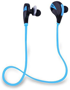 Sunvito Sunvito Portable Sweatproof Bluetooth Headset Wireless Stereo V4.0 Headphone Earbubs rophone Noise Cancellation Sport/Running Earphone for Ipad Iphone Smartphone Samsung (Black-blue) Wireless Bluetooth Headset With Mic