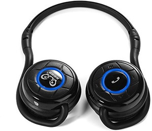 HUHD Portable Sports and outdoors Wireless Bluetooth V4.0 Neckband Headset Stereo Headphone with Built-in Microphone for Cell Phones/Tablets with back light Headset with Mic