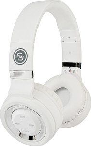 Sound One P-6 (White/Silver) Wireless Bluetooth Gaming Headset With Mic