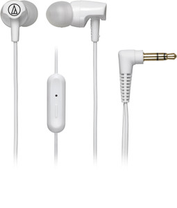 Audio Technica SonicFuel In-Ear ATH CLR100iS WH Wired Headset With Mic