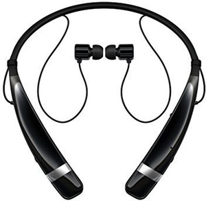 LG LG Electronics Tone Pro Bluetooth Headset - Retail Packaging - Black Headset with Mic