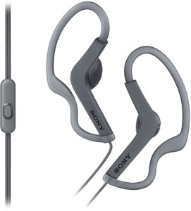 Sony MDR-AS210_Black Headset with Mic