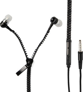 Shortkut Enterprises Zipper Premium Design Metal Earphone Wired Gaming Headset With Mic
