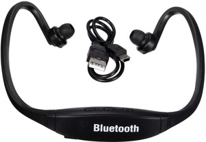Quit-X ™ Loop TF Card MP3 Player Micro SD Wireless Bluetooth Headset With Mic