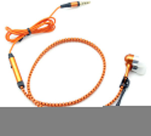 Wellcare Zipper Handfree For Micromax Canvas Viva A72 Wired Headset With Mic