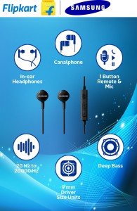 Samsung EO-HS130DBEGIN HS130 In-the-ear Headset